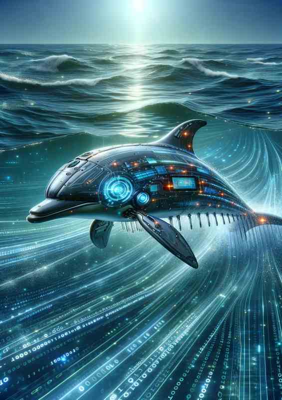 Cybernetic Aquatic Explorer robotic dolphin