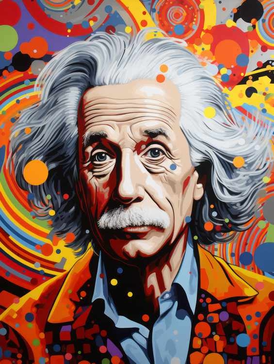 Albert Einstein pop art