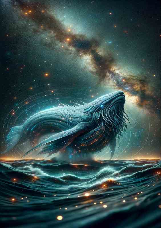 Mythical Leviathan in Stellar Sea