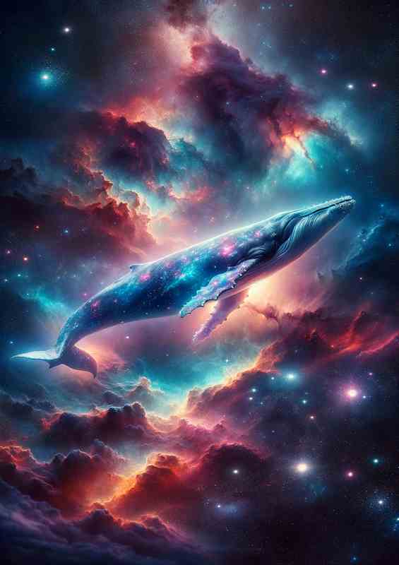 Serenity Nebula Whale in Space