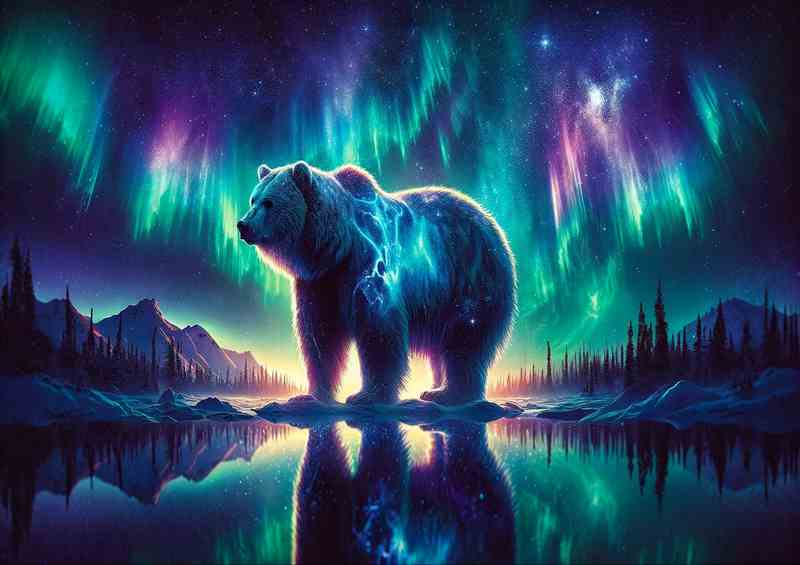 Aurora Bear Cosmic Lights