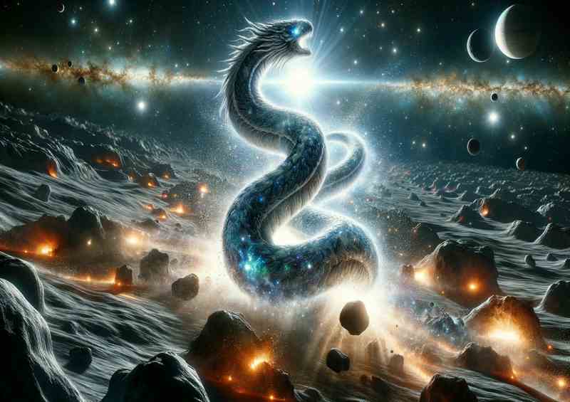 Supernova Serpent in the Asteroid Field