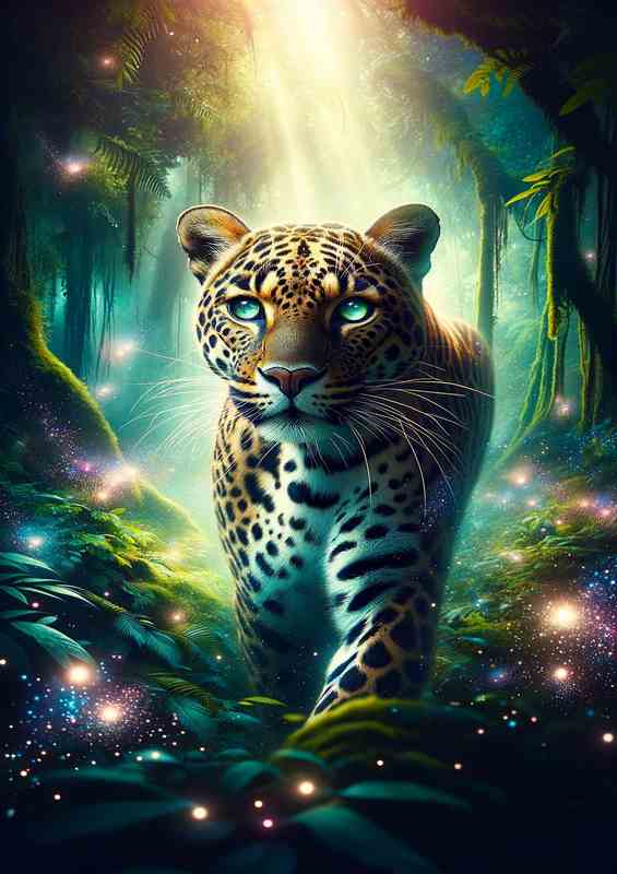 Enchanted Leopard Mirage with a fantasy twist