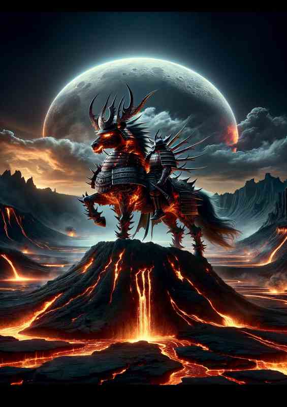 Fiery Samurai Lava
