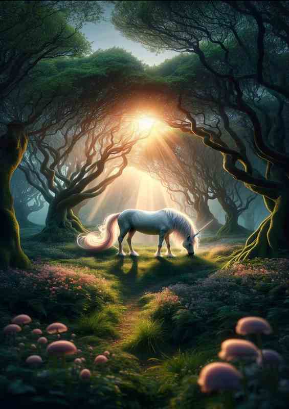 Hidden Grove of the Unicorn where mane and tail flow
