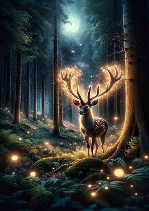 Radiant Woods Regal Deer