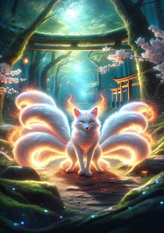 Luminous Kitsune Mythical Fox