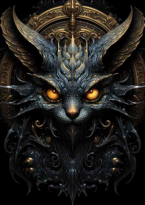 Vampire bat in the moon