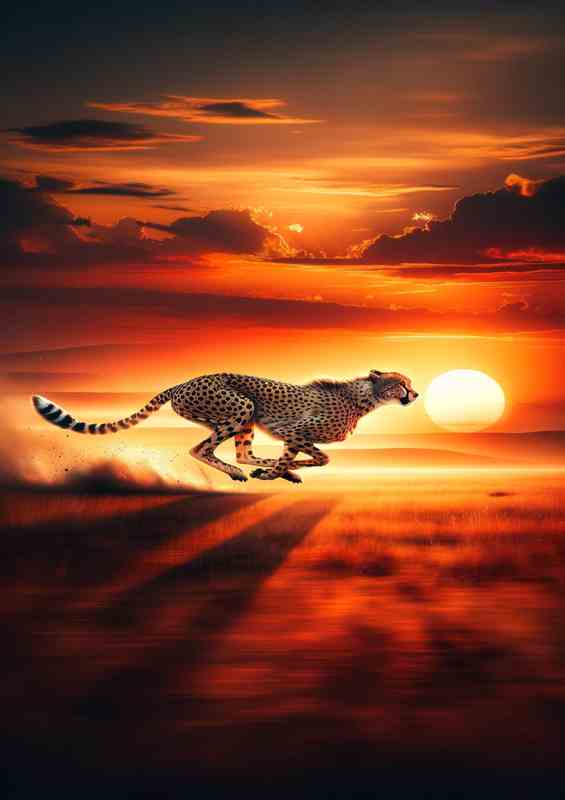 Sunset Mirage Cheetahs Savanna Sprint
