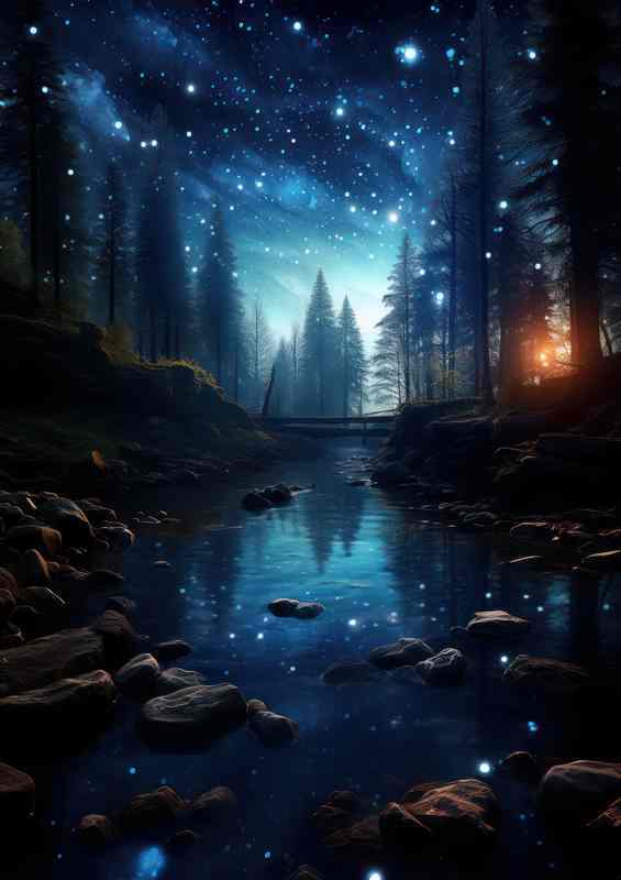 A starry sky Reverie Rivers