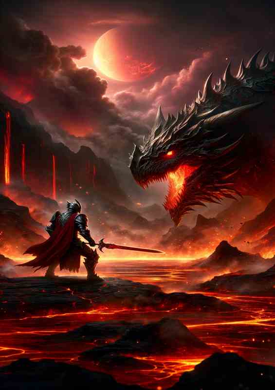 Ancient Protector Mythic Beast and Black Dragon