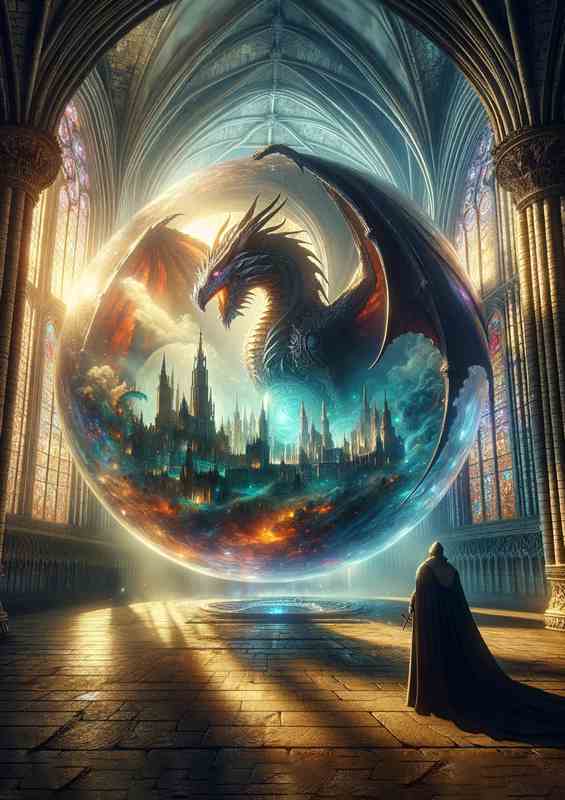 Ancient Wyrm Crystal Spheres Guardian
