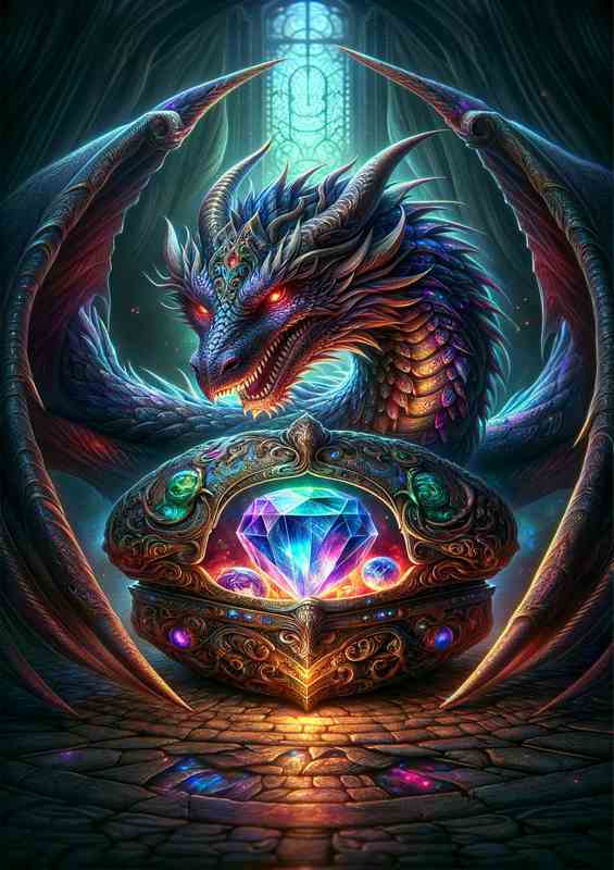 Dragon Guardian of Enchanted Gem