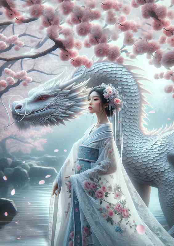 Ethereal Beauty Dragon Companion Art