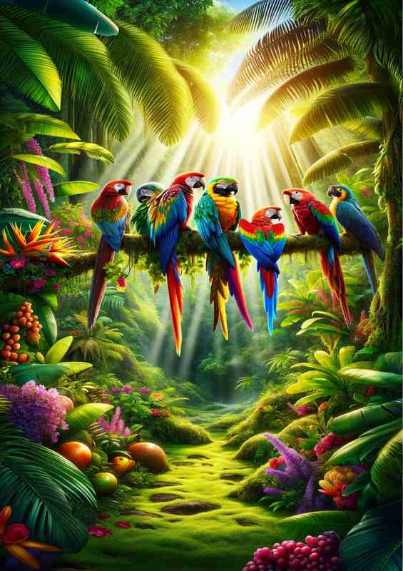 Jungle Parrot Paradise