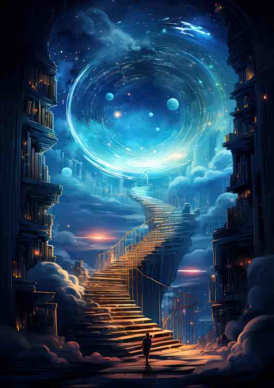 Enigma stairs Floating Wonders of Art