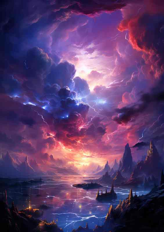 Ethereal Aurora Skies