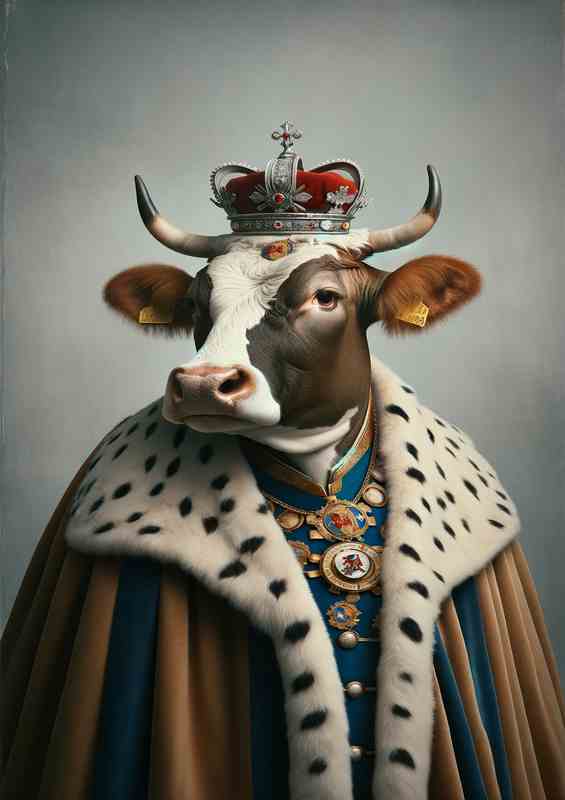 Imperial Cow in Monarchs Attire