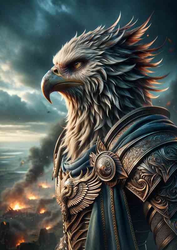 Majestic Griffin Commander in Battle Gear