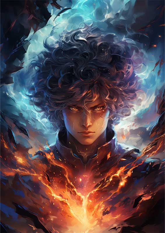 Yuuya Tenjou exploding fire ball