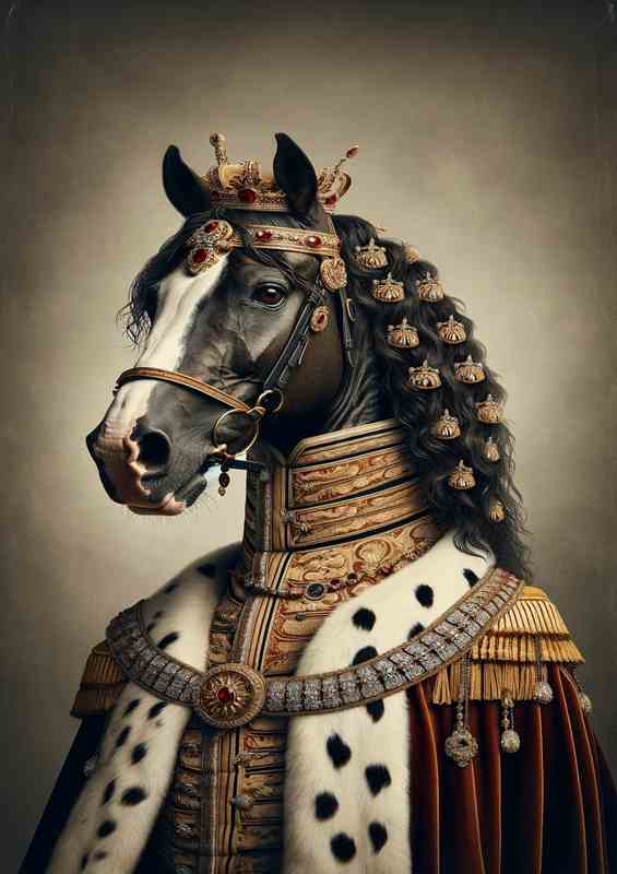 Royal Horse in Kings Garments