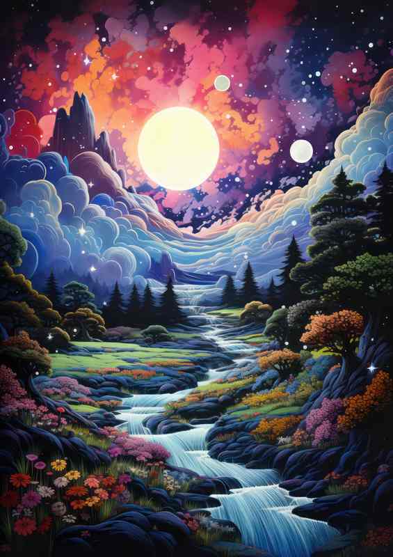 Luminescent Lakes Waters of Whimsy