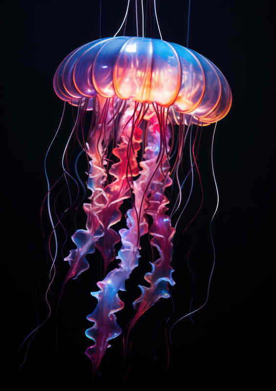 Amazing colours on A Jellyfish