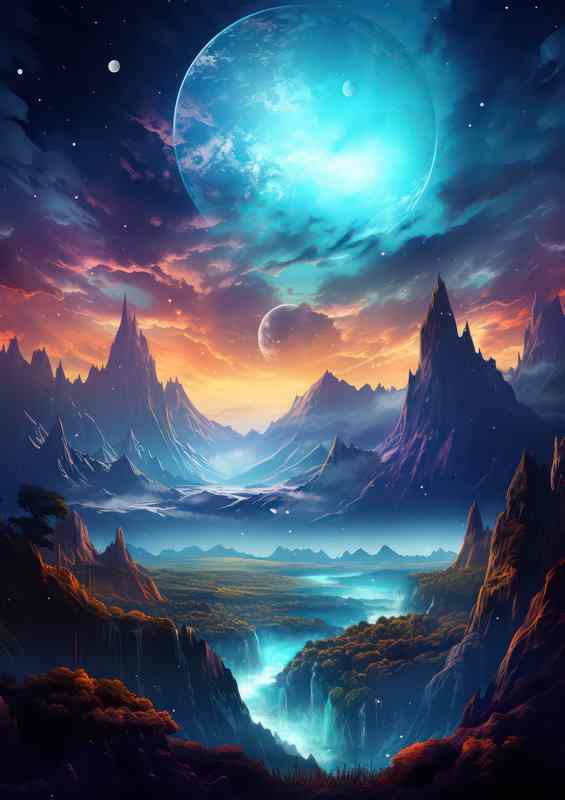 Luminous Moonlit Meadows