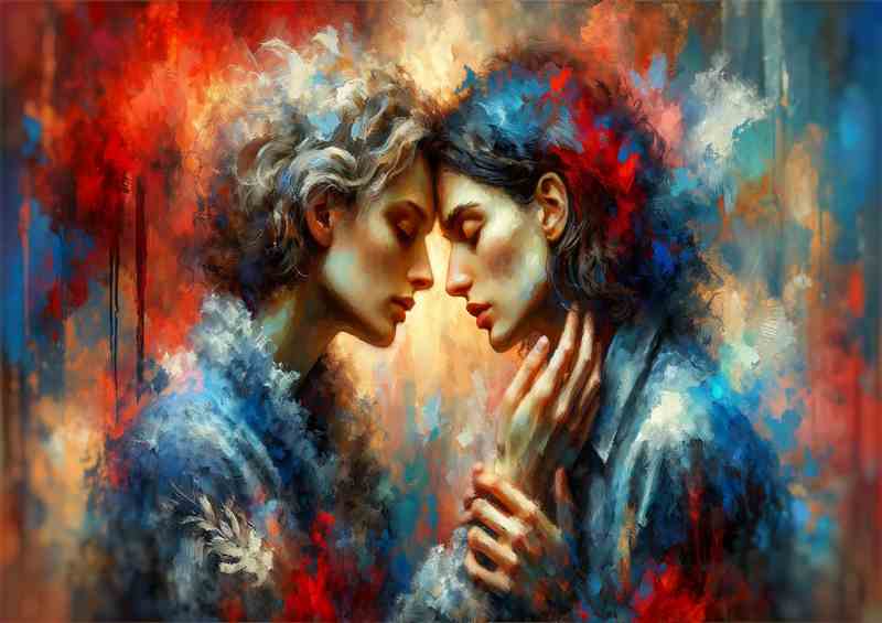 Romantic Female Couple Love