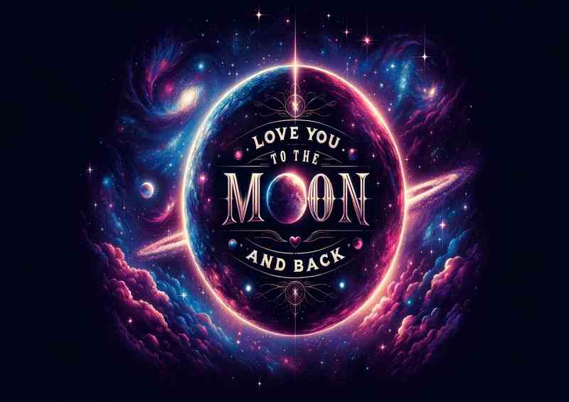 Cosmic Affection Love You To The Moon And Back Artwork