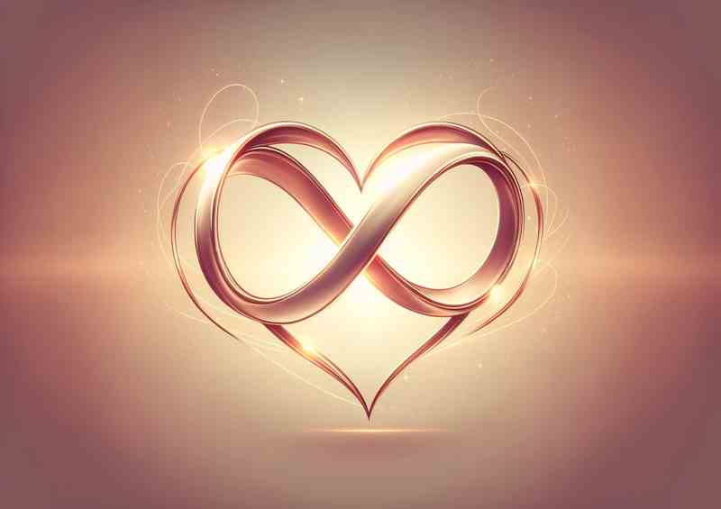 Endless Love Infinity Symbol in Heart Artwork love