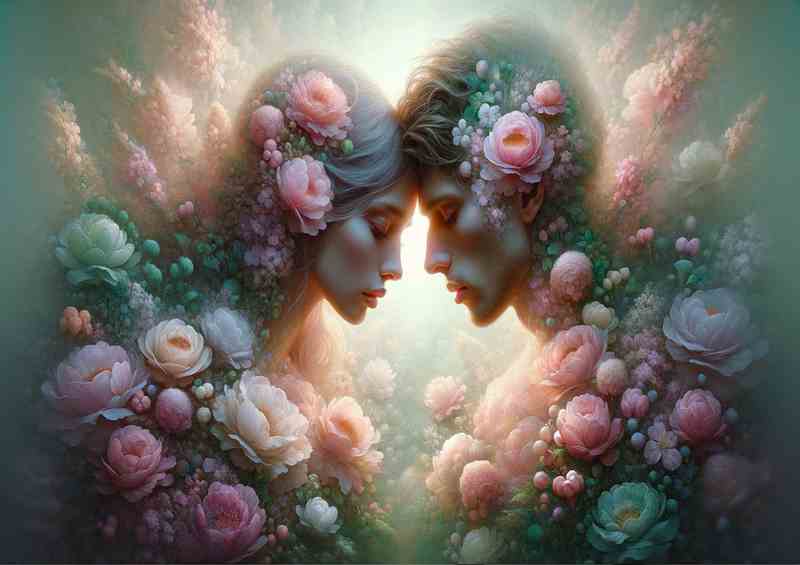 Ethereal Love Floral Embrace in