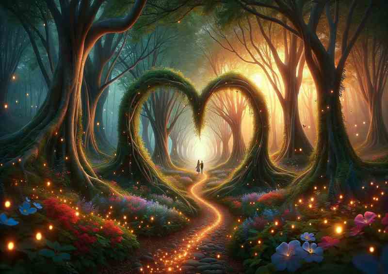 Harmony in Love Enchanted Forest Heart Path