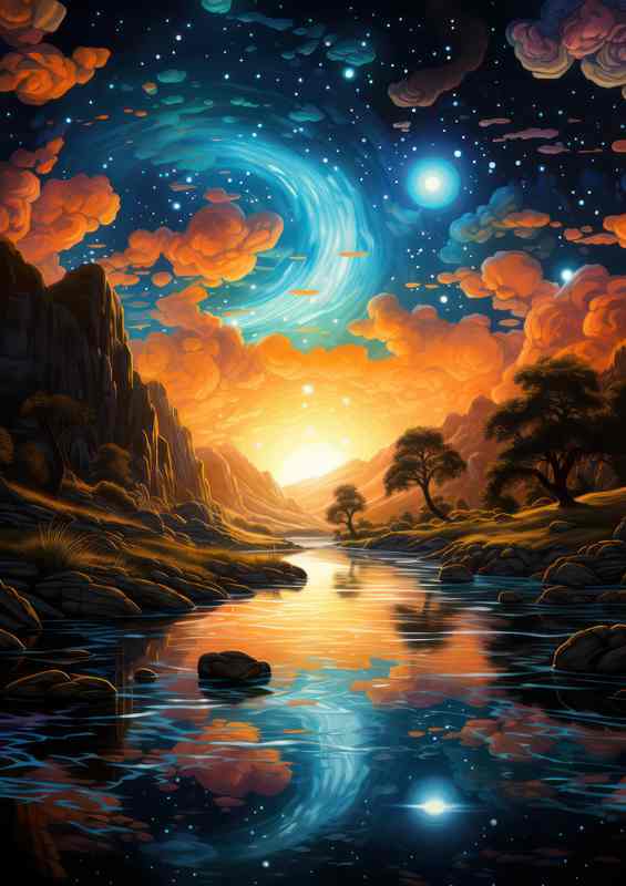 Sunlit Sanctuary Temples of Ethereal Art