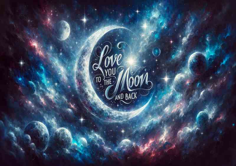 Love Horizontal Love You to the Moon and Back