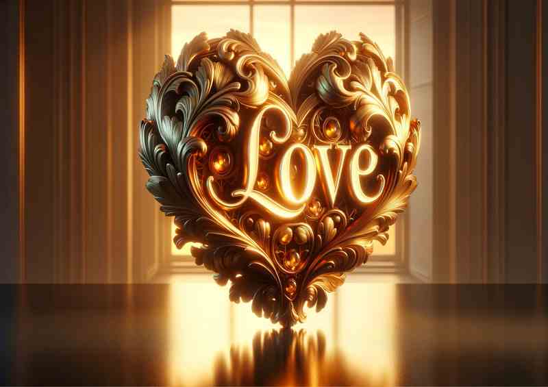 Love Heart Elegant Decoration