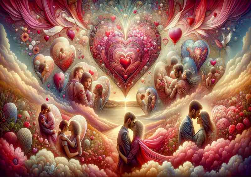 Loves Beautiful Embrace theme of love