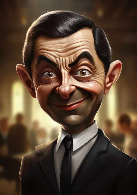 Caricature of Mr Bean