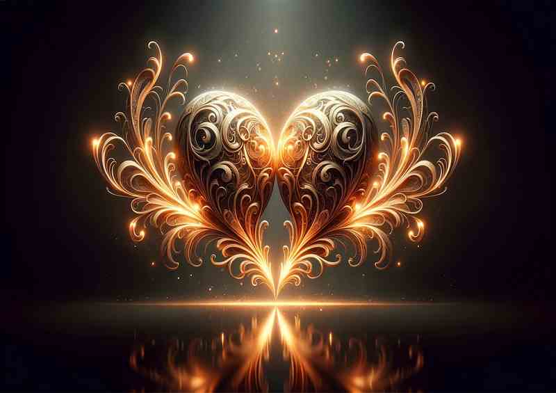 Twin Flames Heart Visualize