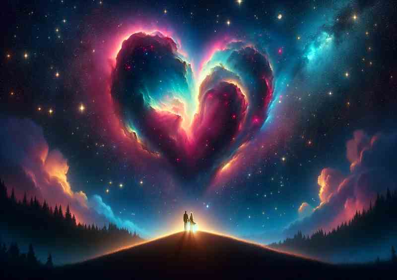 Passion Starlit Heart Metal Poster
