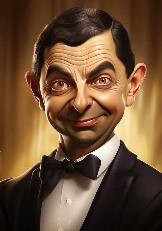 Caricature of Mr Beans Face