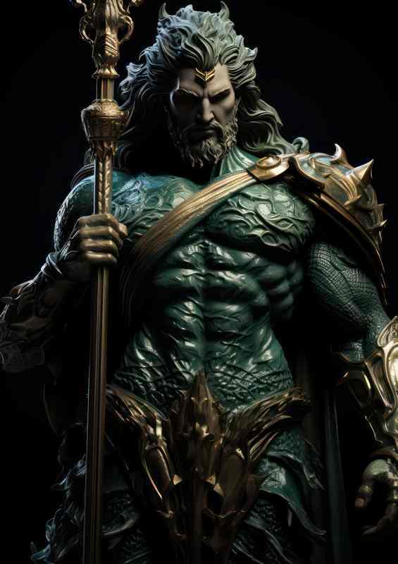 Triton Trumpeter of Ocean's Depths