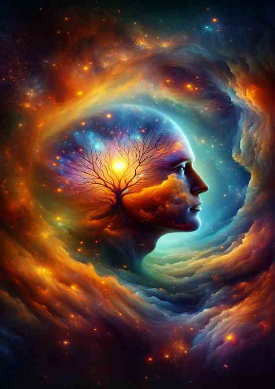 Cosmic Consciousness Celestial Mindscape Artistry