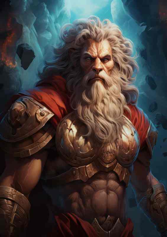 Zeus King of the Greek Gods and Ruler of Mount Olympus
