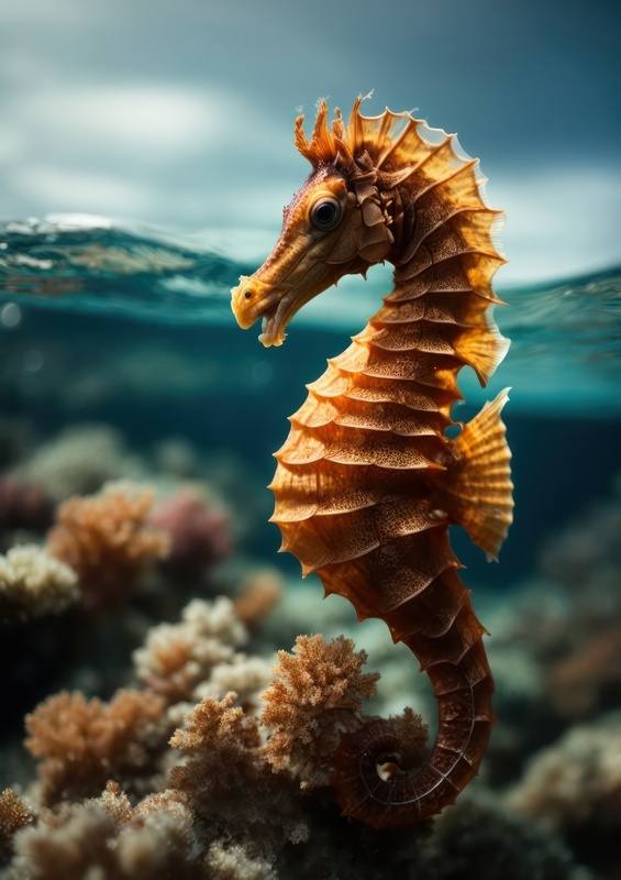 Seahorse Secrets in the ocean