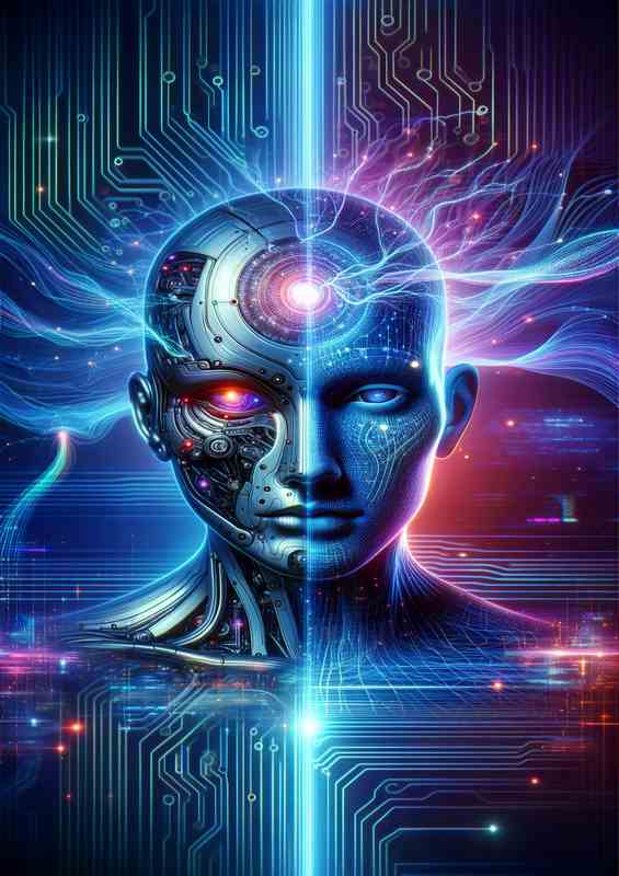 CyberVR Entity Metal Poster