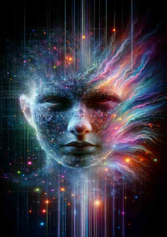 Cybernetic Surreal Meta Poster