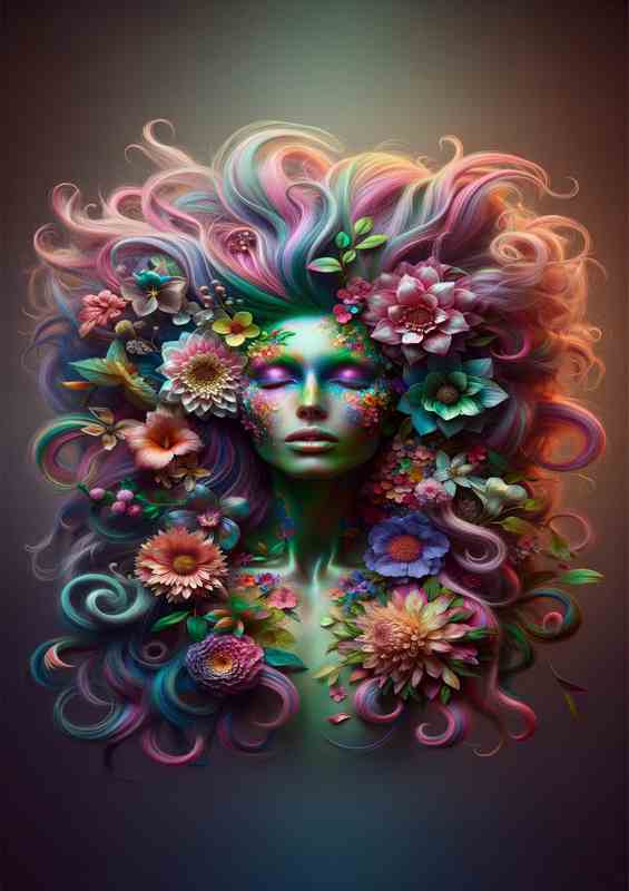 Elegance Floral Fantasy  Art
