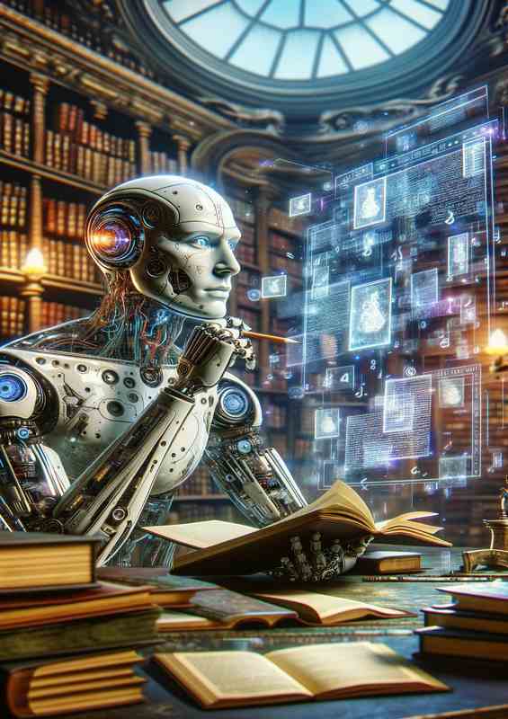 Enigmatic Android Poet A Visionary's Tale
