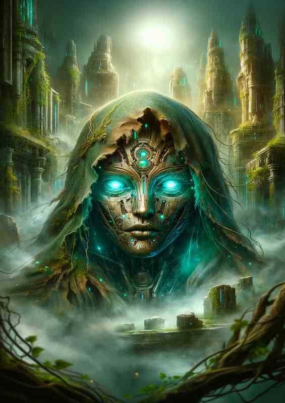 Ancient Visage Metal Poster
